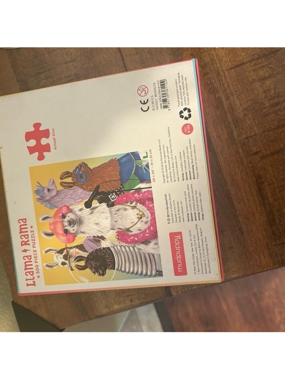 Llama 500 Piece Puzzle - Multicolor - Picture 5 of 5